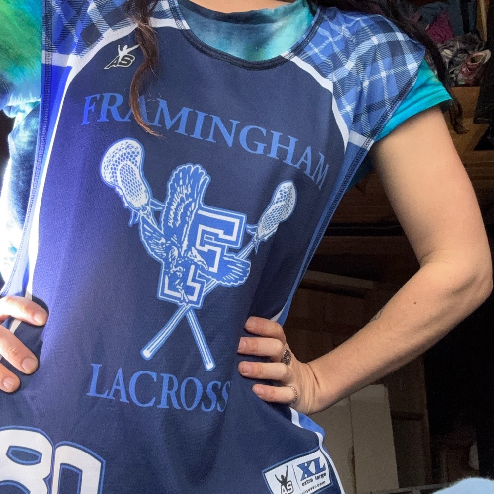 Unisex Framingham Lacrosse Blue Jersey
